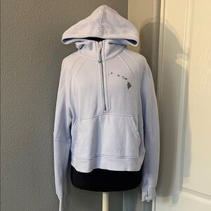 lululemon athletica Hawaii exclusive half-zip scuba hoodie Lavender m/l